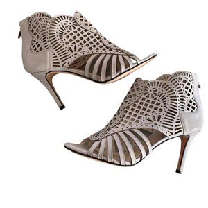 Klub Nico Mirelle 3 Grey Open Toe Heel 8